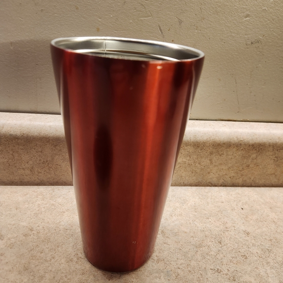 Starbucks 2014 Red Stainless Steel Tumbler No Straw - Picture 6 of 7
